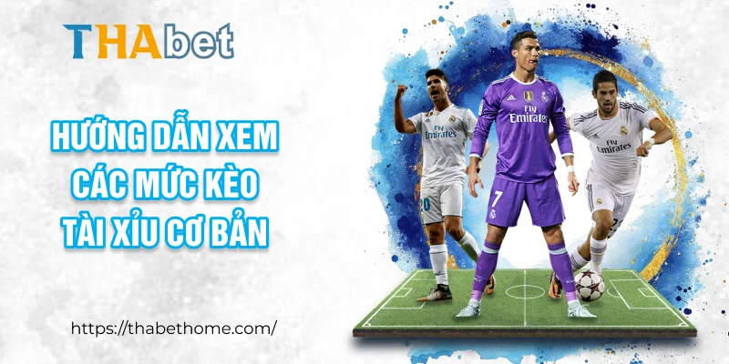 Hướng dẫn xem các mức kèo tài xỉu cơ bản